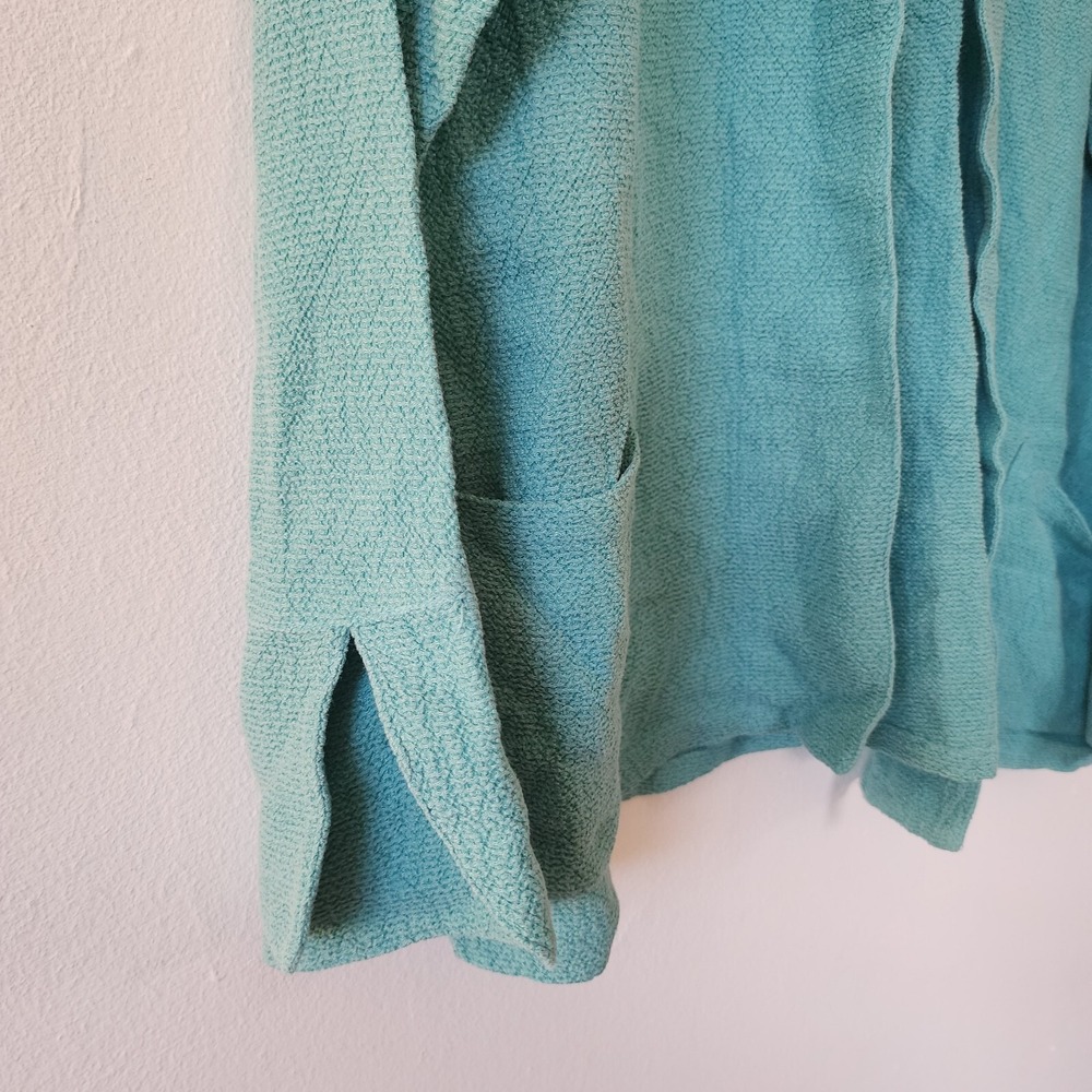 Click By Color Me Cotton Large Flowy Cardigan Shacket Shirt - Picture 3 of 4